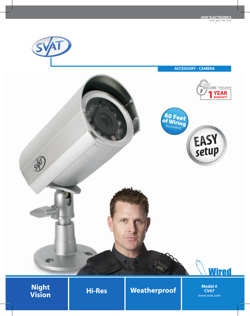 SVAT Electronics CV67 User Manual | 2 pages