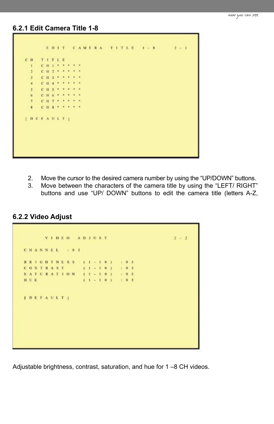 Now you can see | SVAT Electronics CLEARVU3 User Manual | Page 17 / 61