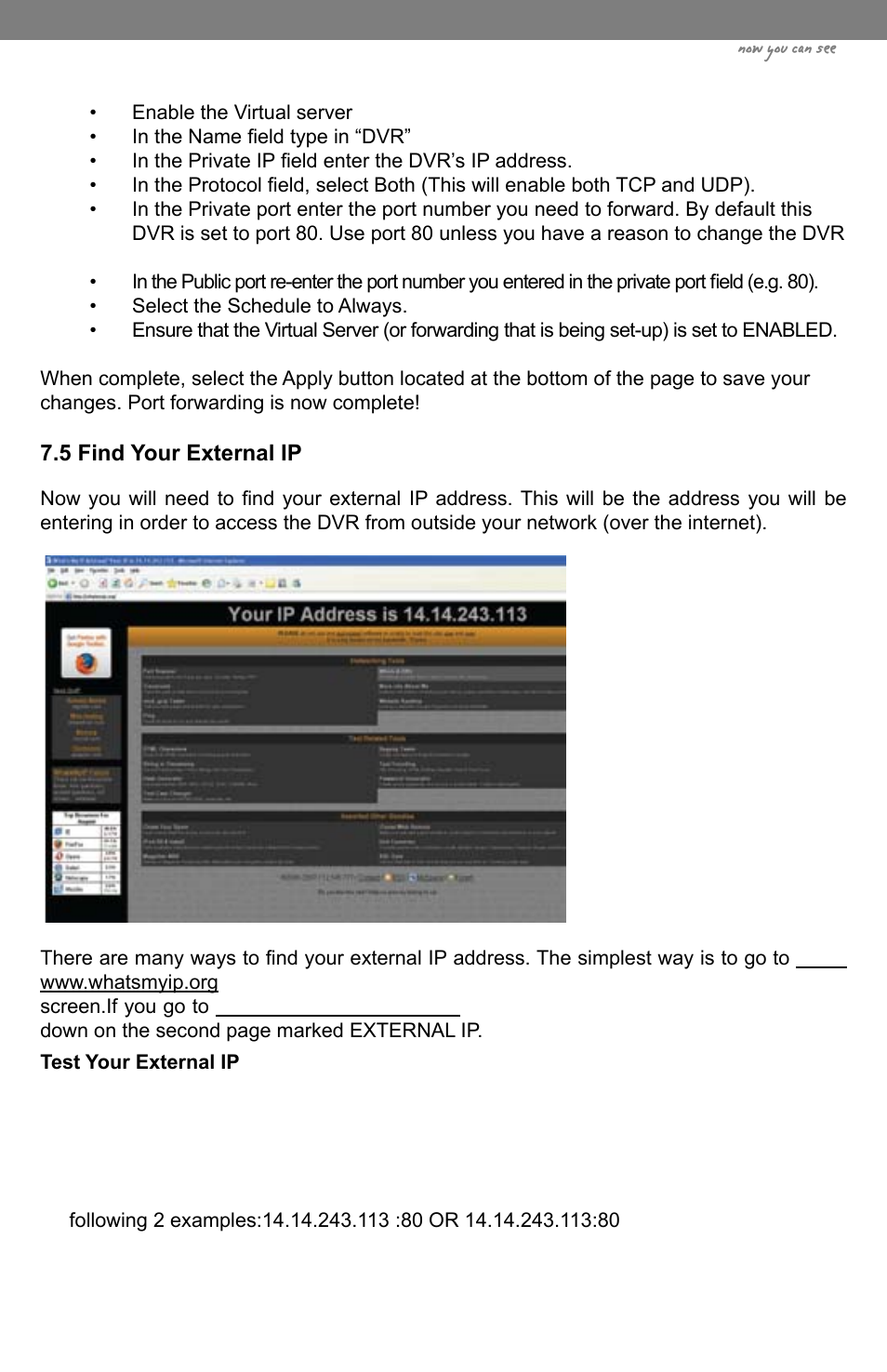 Now you can see | SVAT Electronics CLEARVU3 User Manual | Page 33 / 61