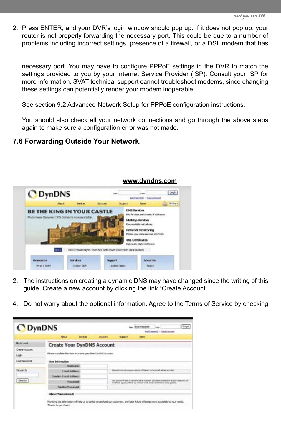 Now you can see | SVAT Electronics CLEARVU3 User Manual | Page 34 / 61