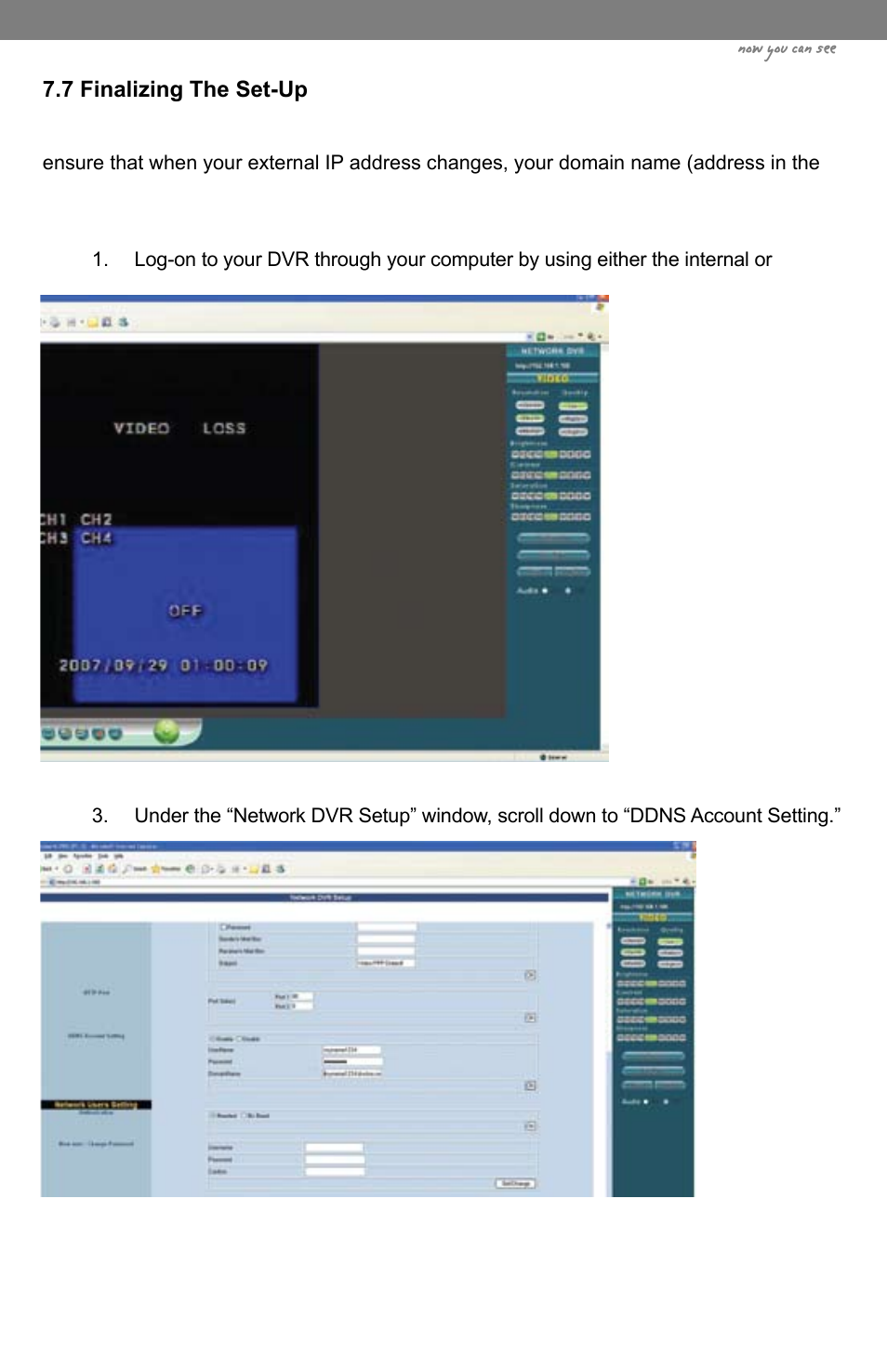 Now you can see | SVAT Electronics CLEARVU3 User Manual | Page 37 / 61