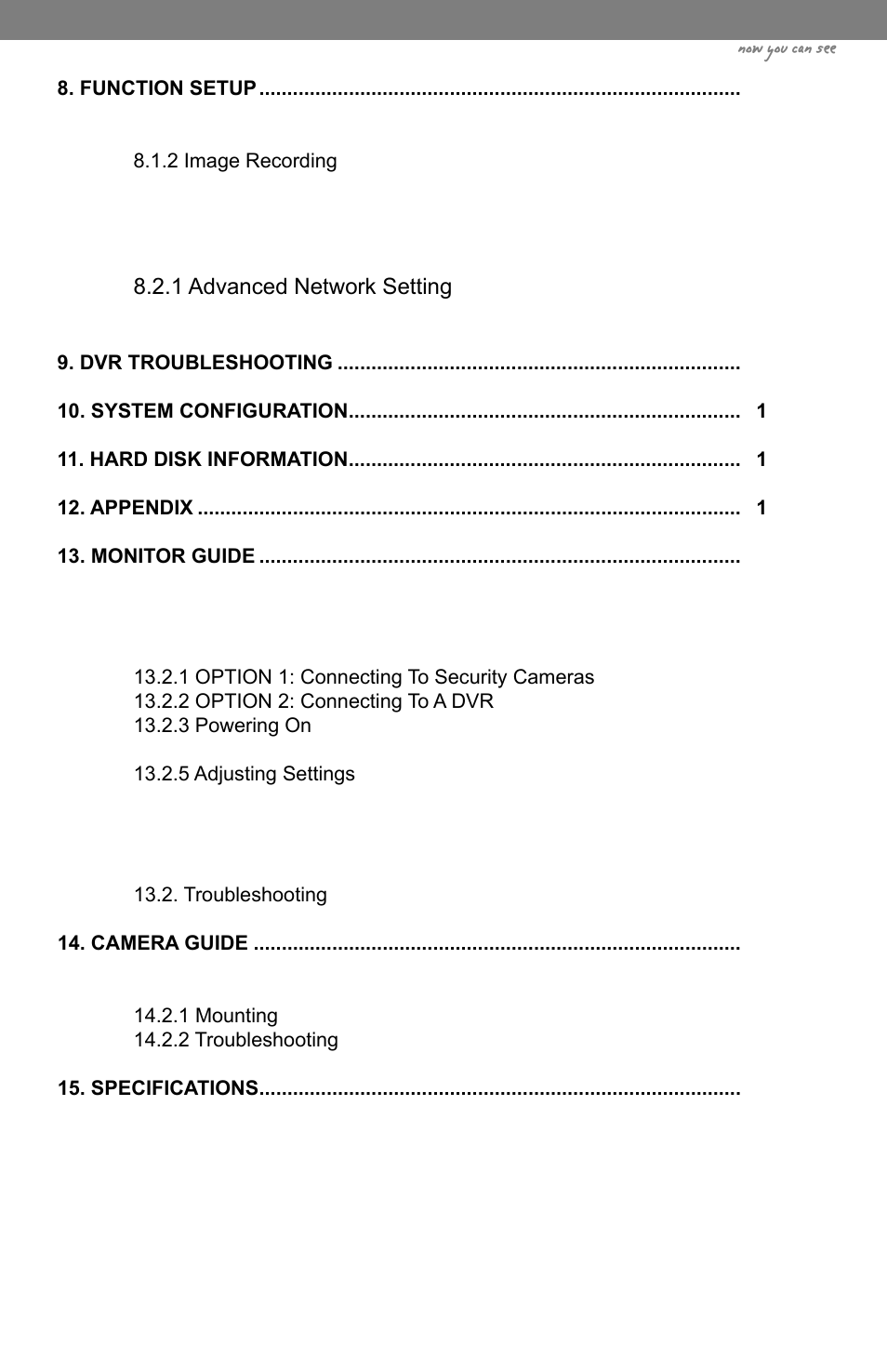 Now you can see | SVAT Electronics CLEARVU3 User Manual | Page 5 / 61