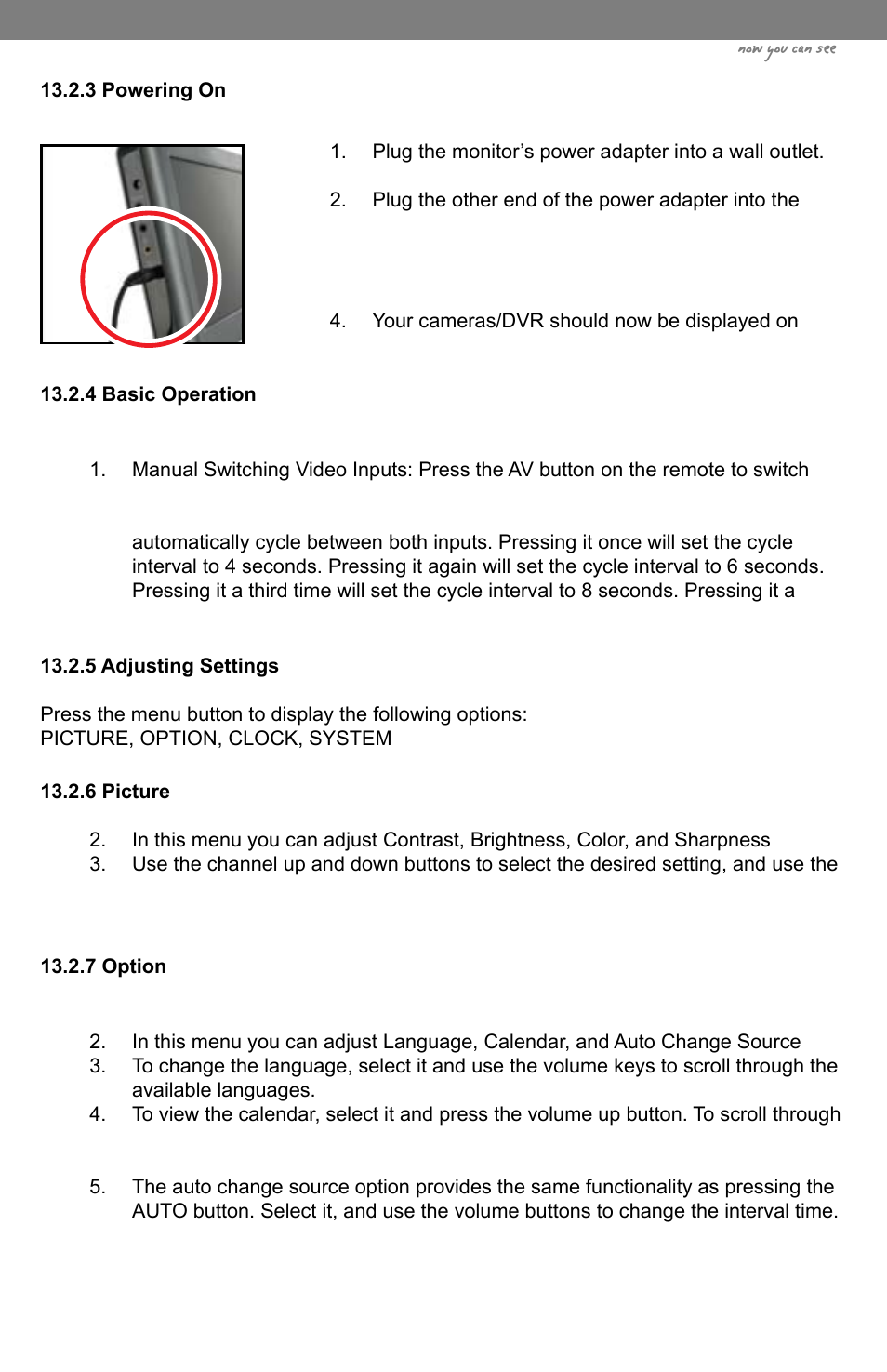 Now you can see | SVAT Electronics CLEARVU3 User Manual | Page 50 / 61