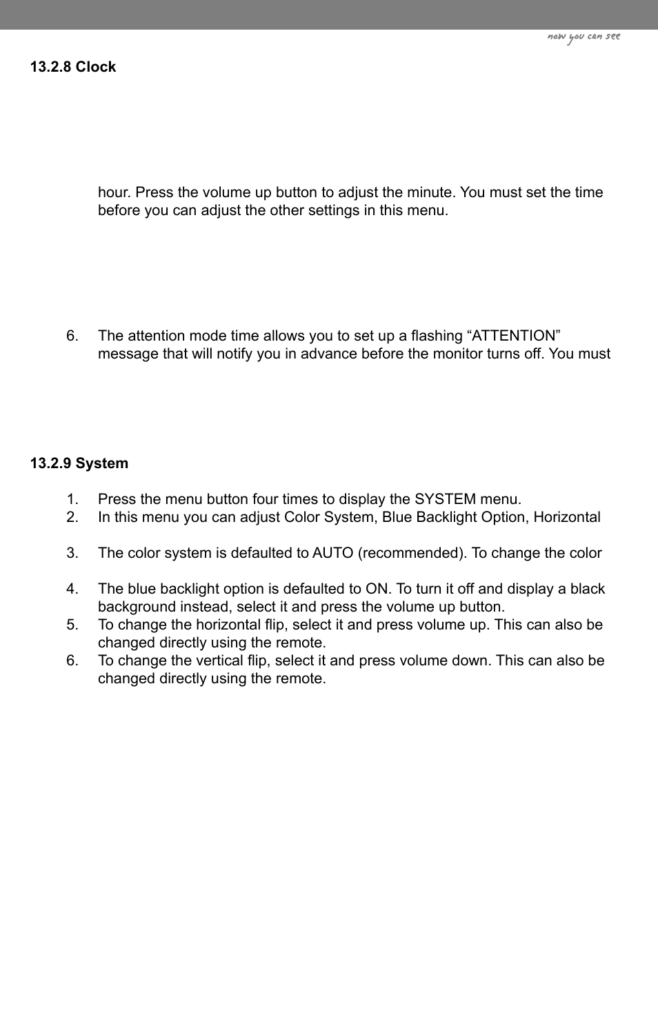 Now you can see | SVAT Electronics CLEARVU3 User Manual | Page 51 / 61