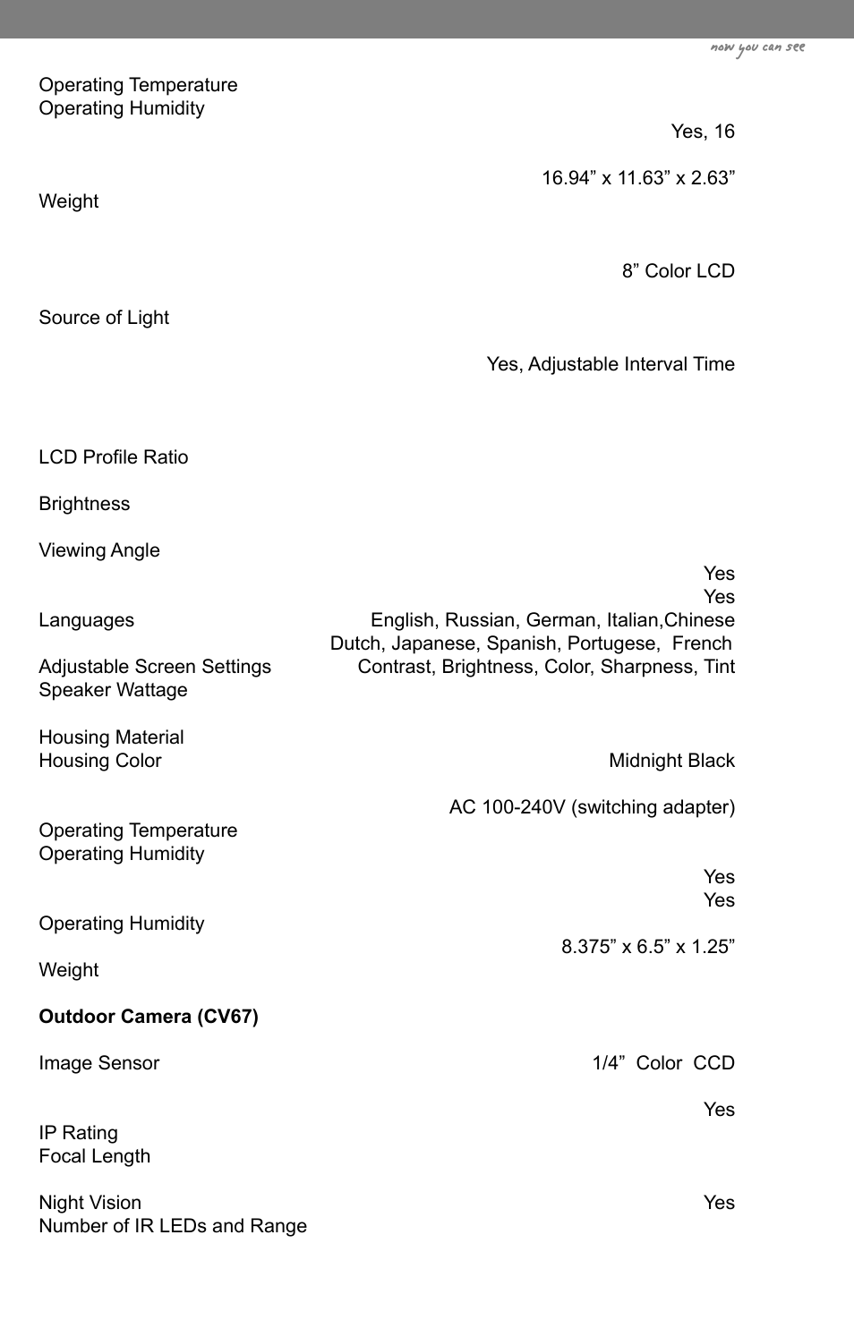 Now you can see | SVAT Electronics CLEARVU3 User Manual | Page 56 / 61