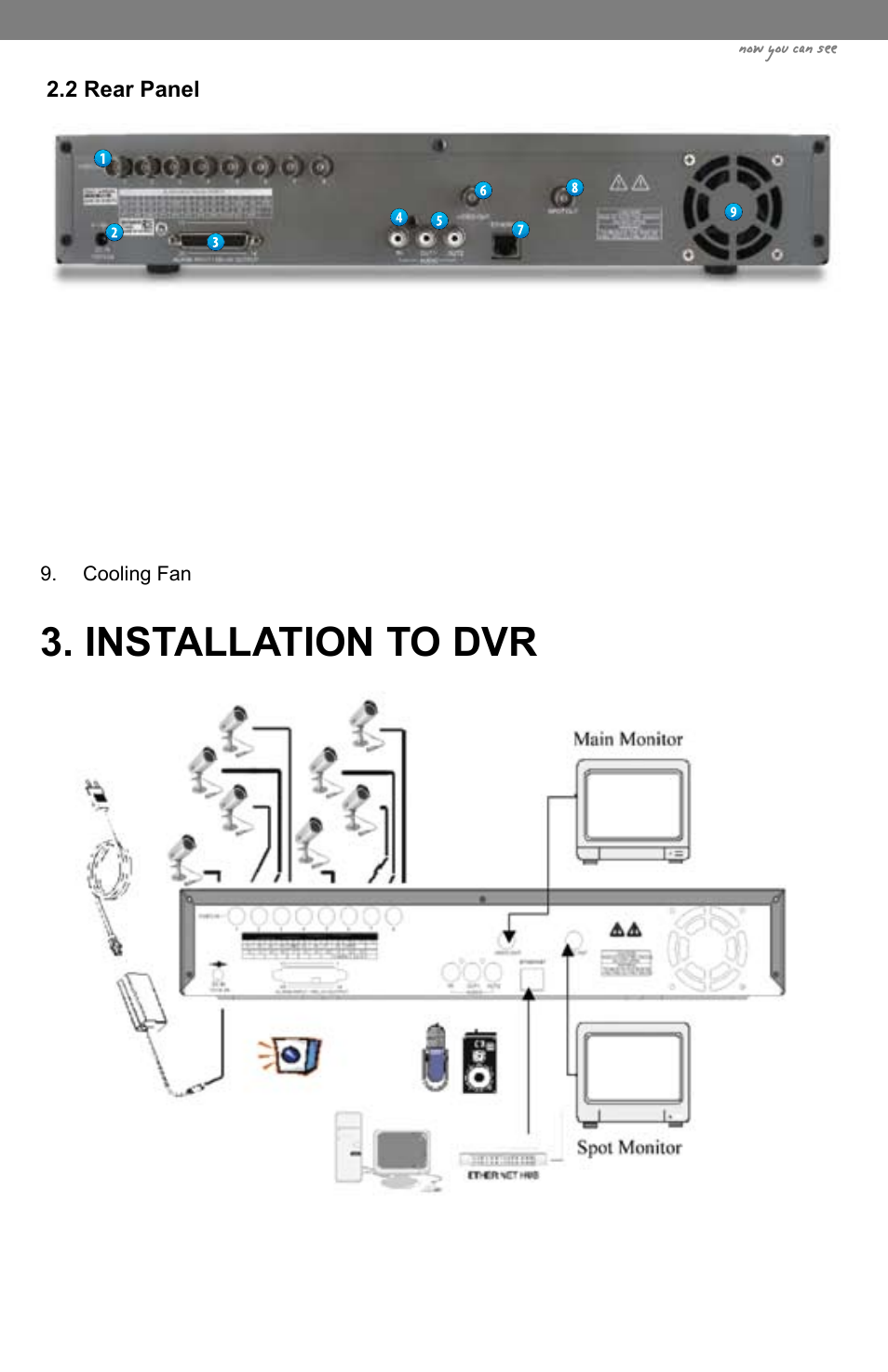 Installation to dvr, Now you can see | SVAT Electronics CLEARVU3 User Manual | Page 7 / 61