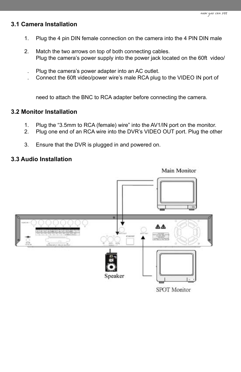 Now you can see | SVAT Electronics CLEARVU3 User Manual | Page 8 / 61