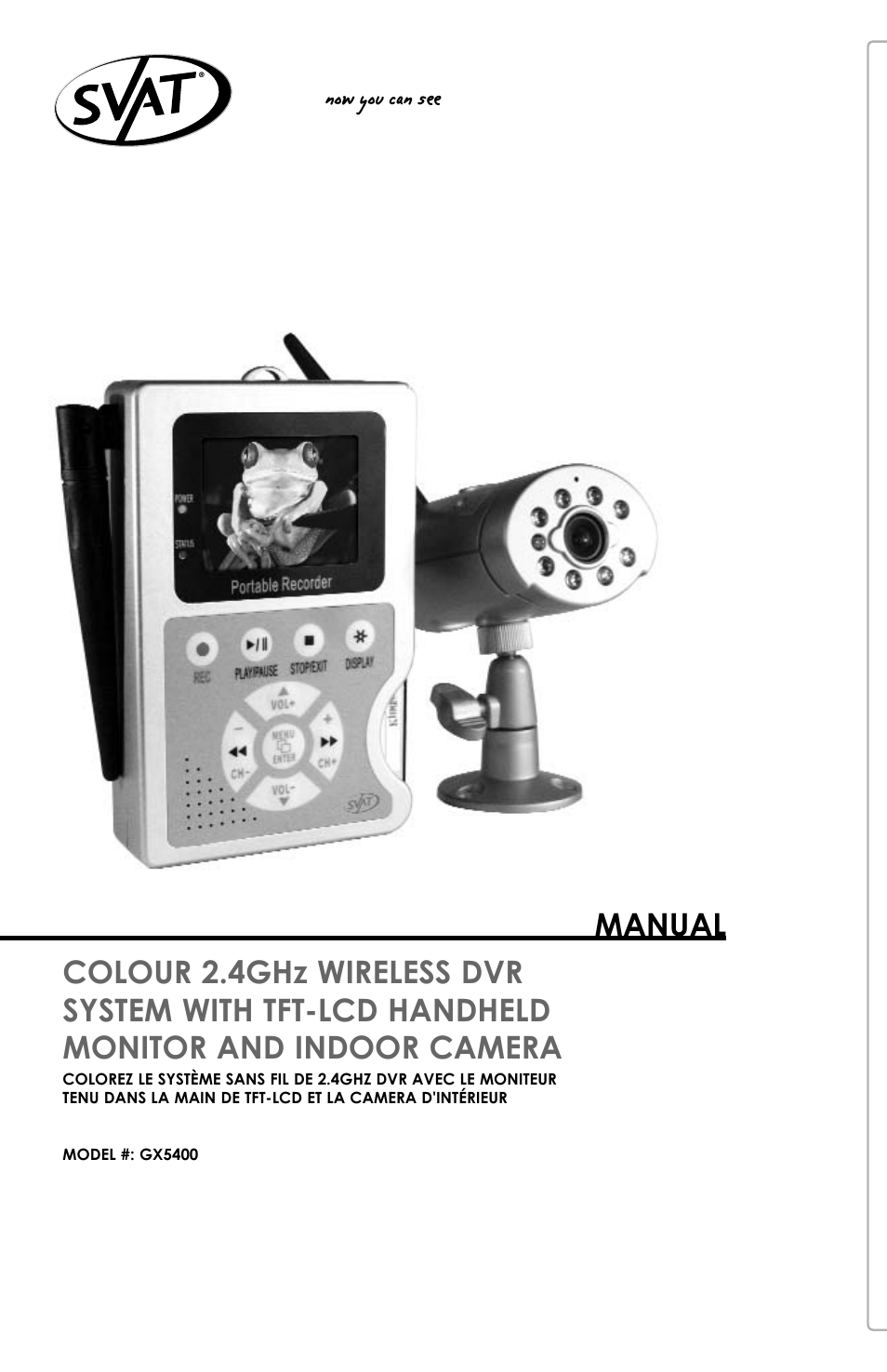 SVAT Electronics GX5400 User Manual | 20 pages