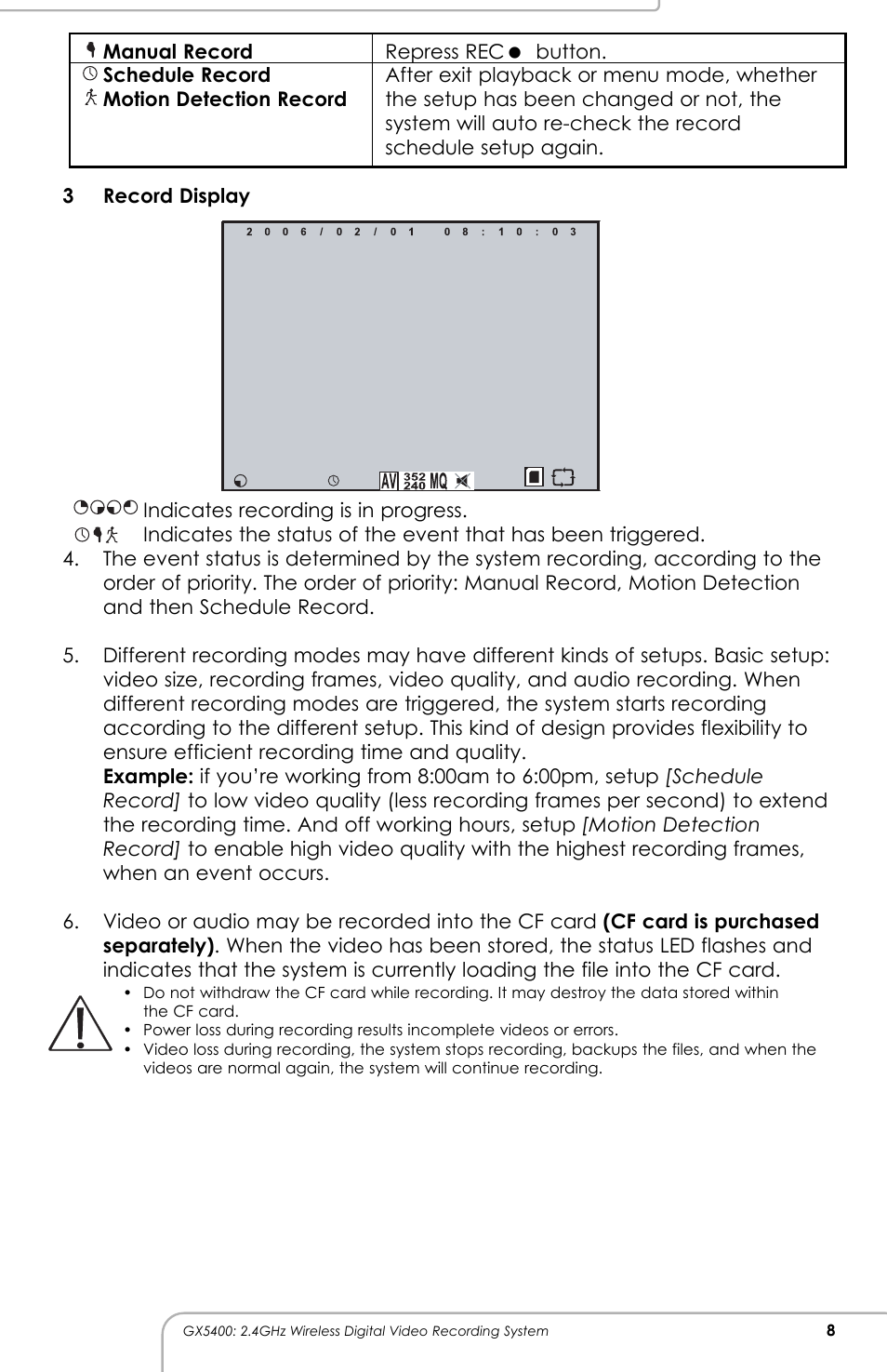 SVAT Electronics GX5400 User Manual | Page 9 / 20