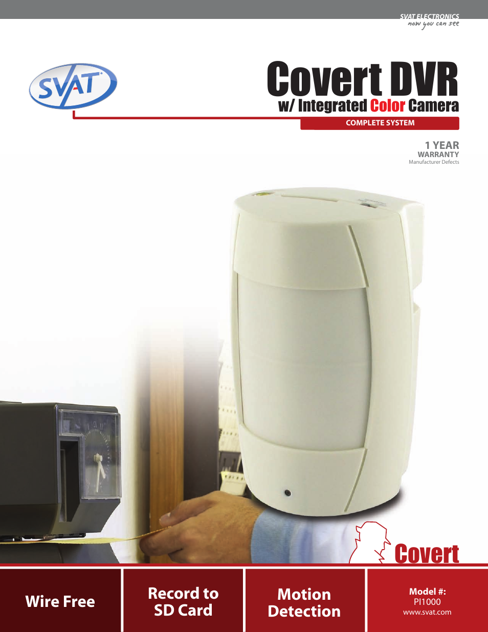 SVAT Electronics PI1000 User Manual | 2 pages