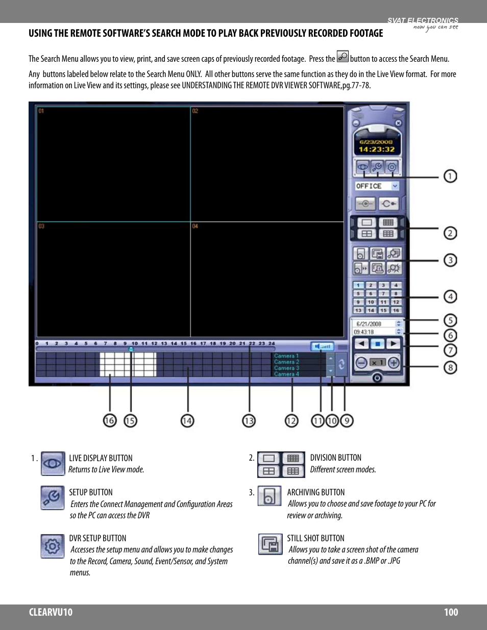 Now you can see | SVAT Electronics CLEARVU10 User Manual | Page 100 / 120