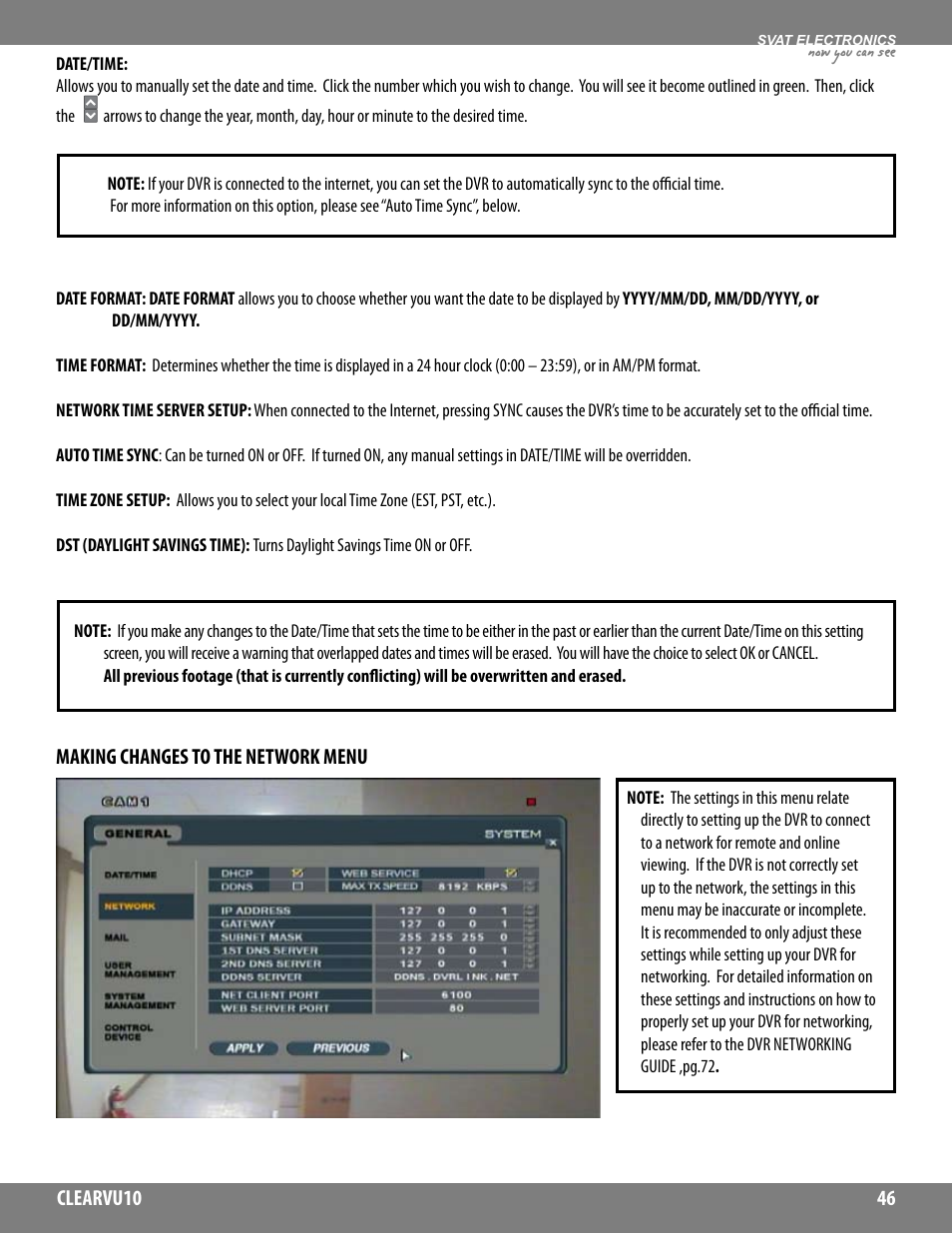 Now you can see | SVAT Electronics CLEARVU10 User Manual | Page 46 / 120