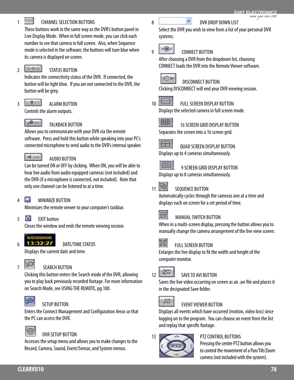 Now you can see | SVAT Electronics CLEARVU10 User Manual | Page 78 / 120