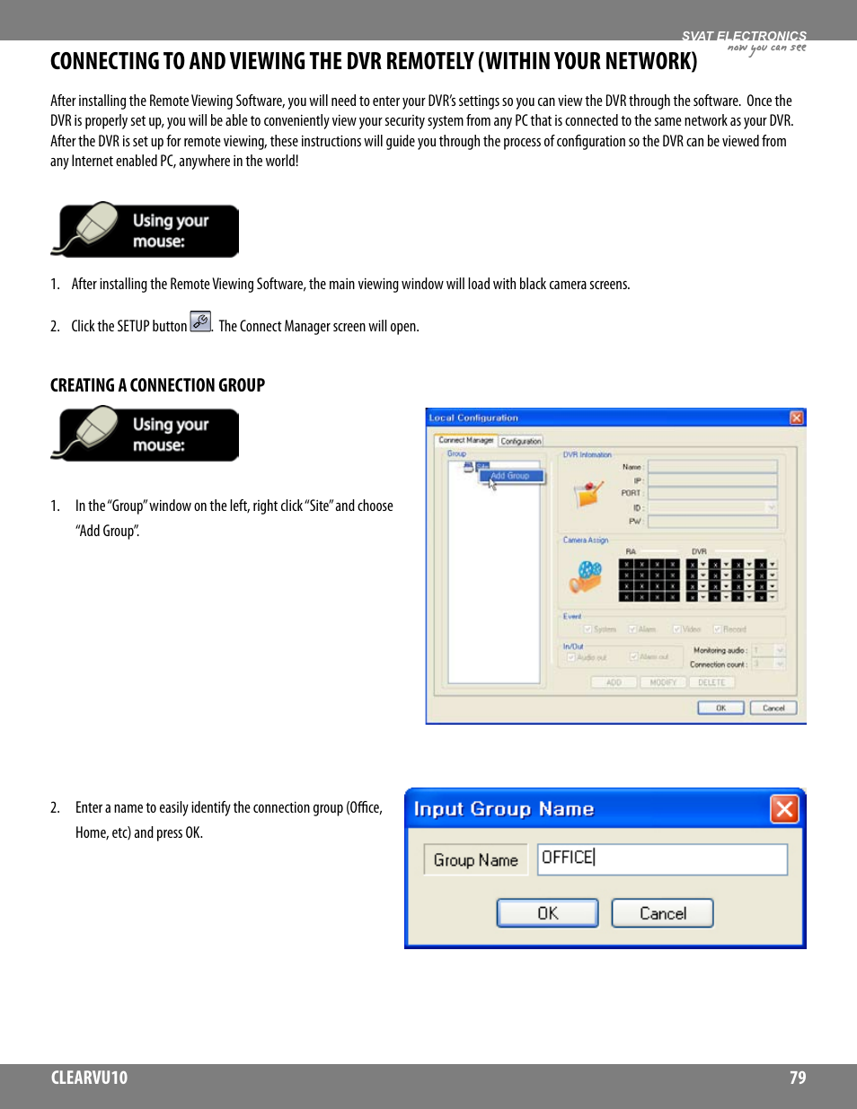 Now you can see | SVAT Electronics CLEARVU10 User Manual | Page 79 / 120