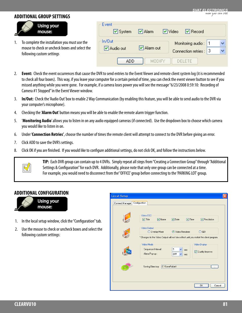 Now you can see | SVAT Electronics CLEARVU10 User Manual | Page 81 / 120