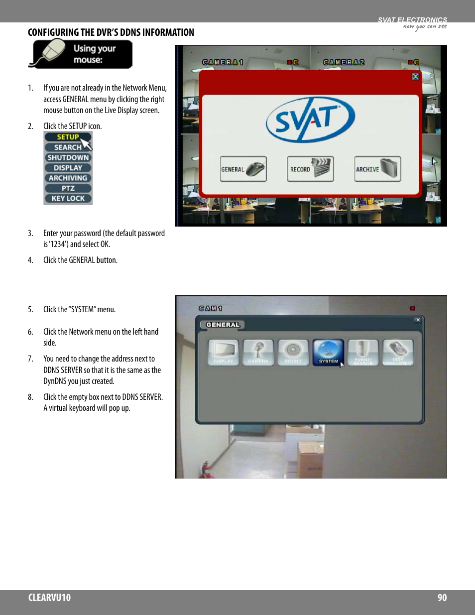 Now you can see | SVAT Electronics CLEARVU10 User Manual | Page 90 / 120