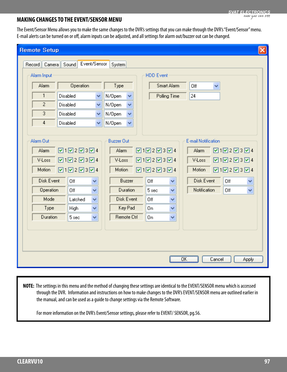 Now you can see | SVAT Electronics CLEARVU10 User Manual | Page 97 / 120