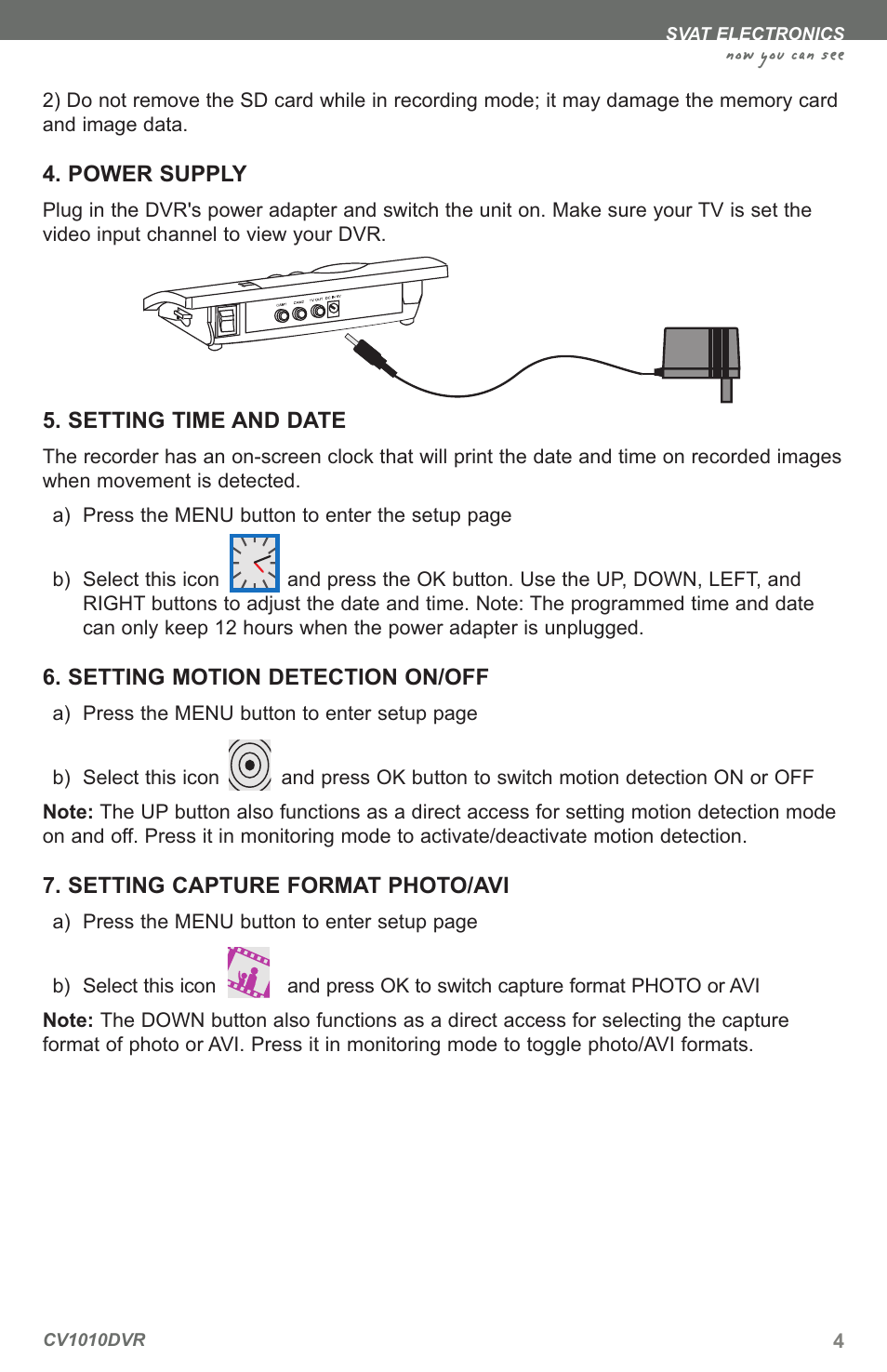 Now you can see | SVAT Electronics CV1010 User Manual | Page 7 / 16