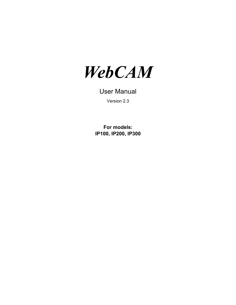 SVAT Electronics IP100 User Manual | 92 pages