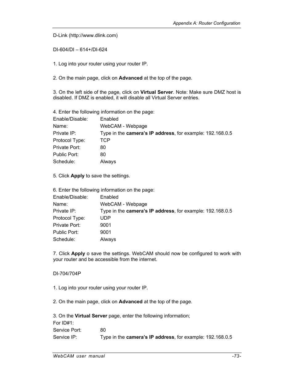 SVAT Electronics IP100 User Manual | Page 76 / 92