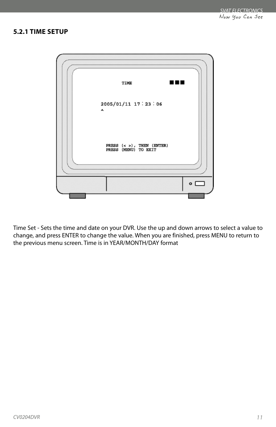 Now you can see | SVAT Electronics CV0204DVR User Manual | Page 14 / 60