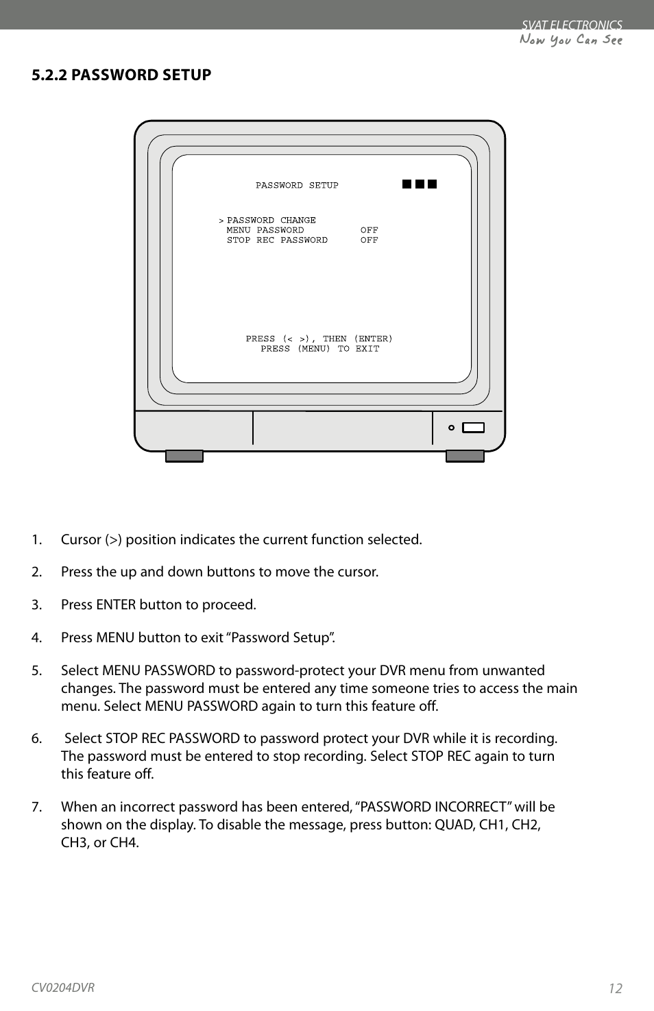 Now you can see | SVAT Electronics CV0204DVR User Manual | Page 15 / 60