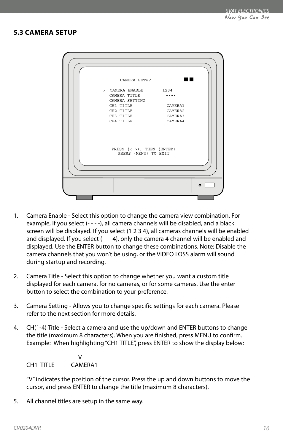 Now you can see | SVAT Electronics CV0204DVR User Manual | Page 19 / 60