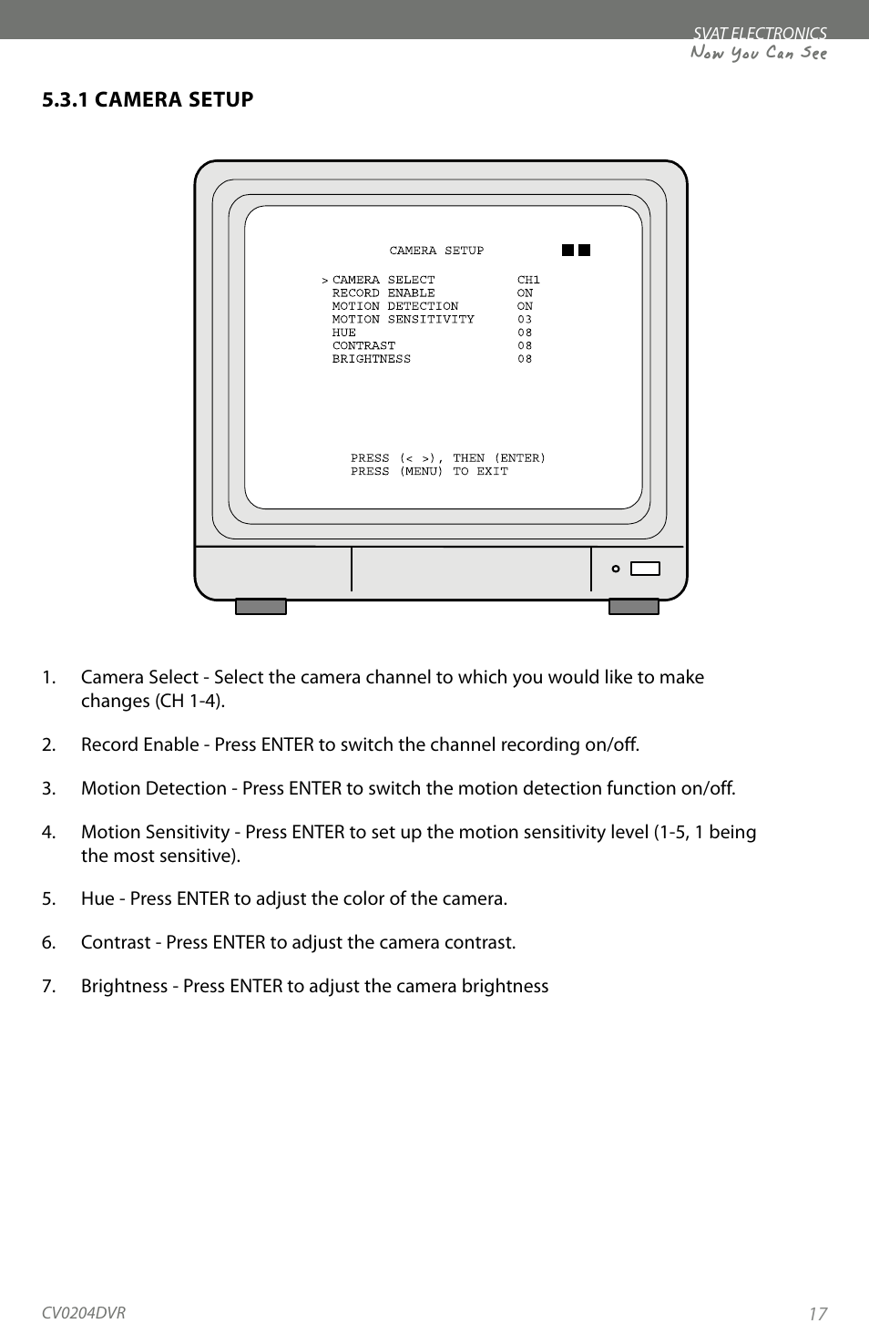 Now you can see | SVAT Electronics CV0204DVR User Manual | Page 20 / 60