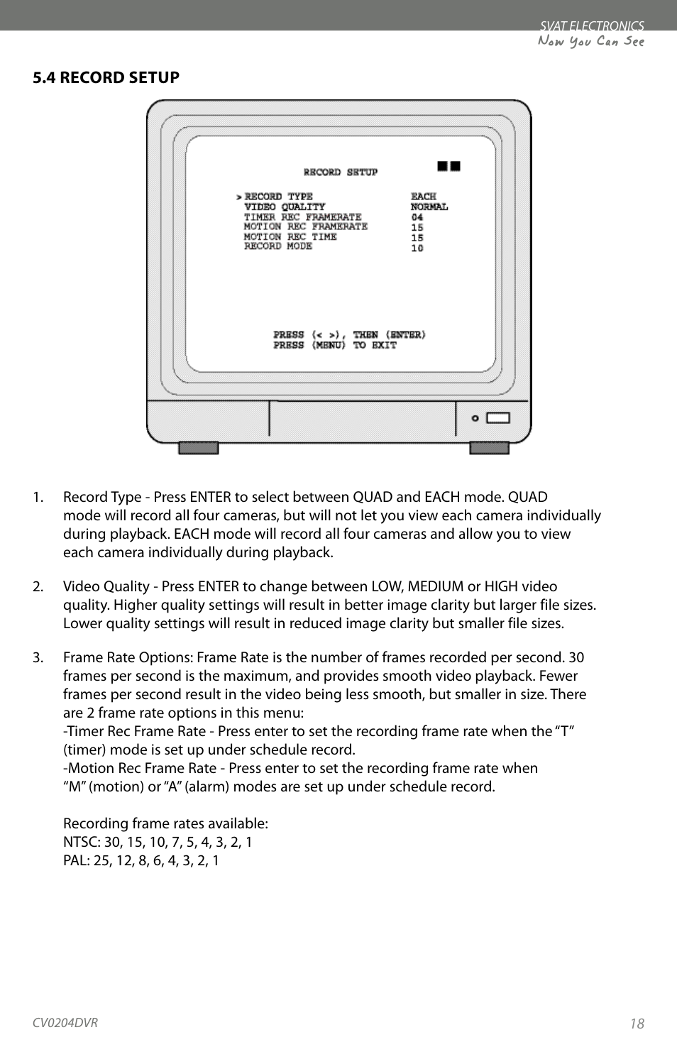 Now you can see | SVAT Electronics CV0204DVR User Manual | Page 21 / 60