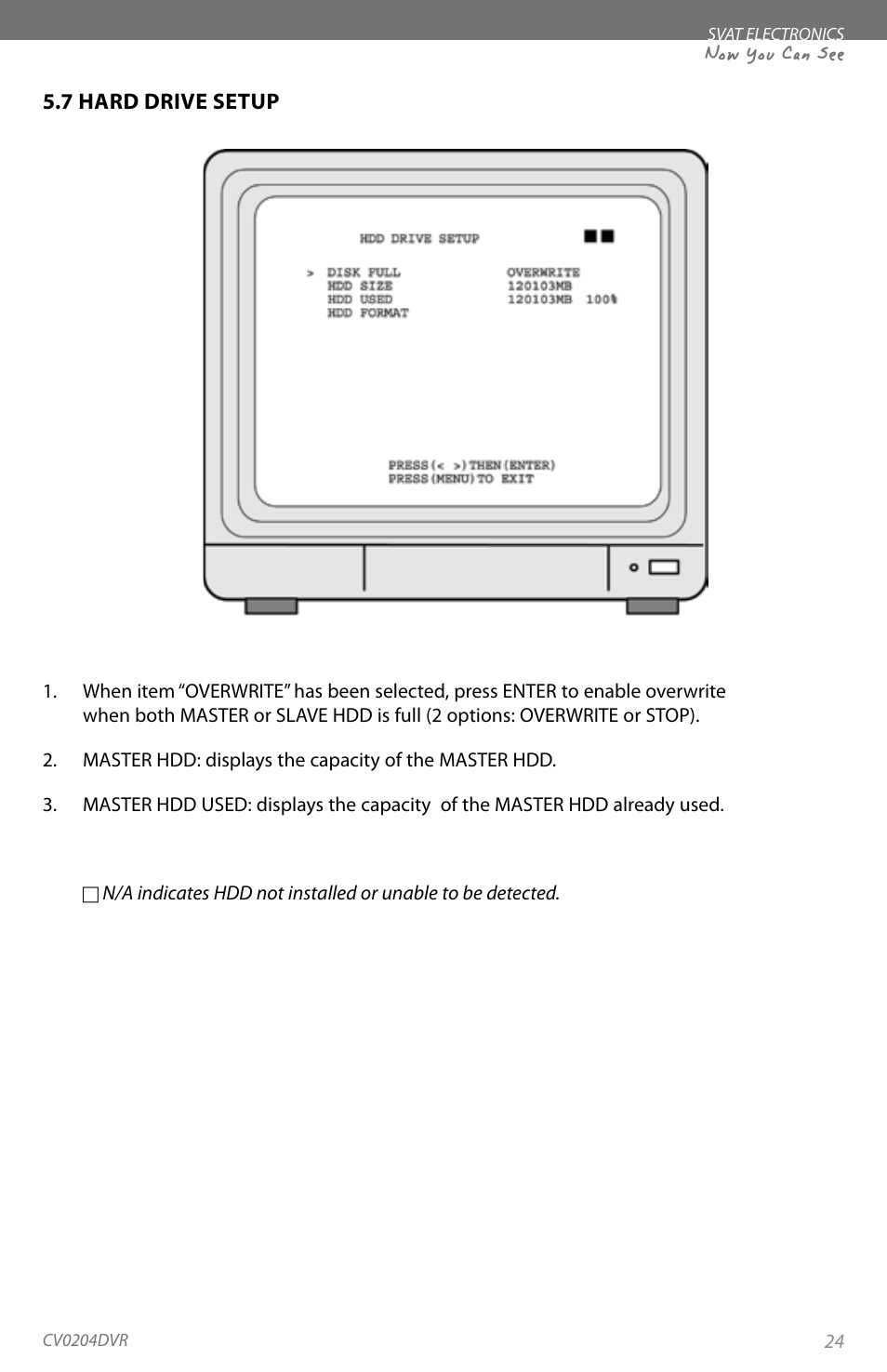 Now you can see | SVAT Electronics CV0204DVR User Manual | Page 27 / 60