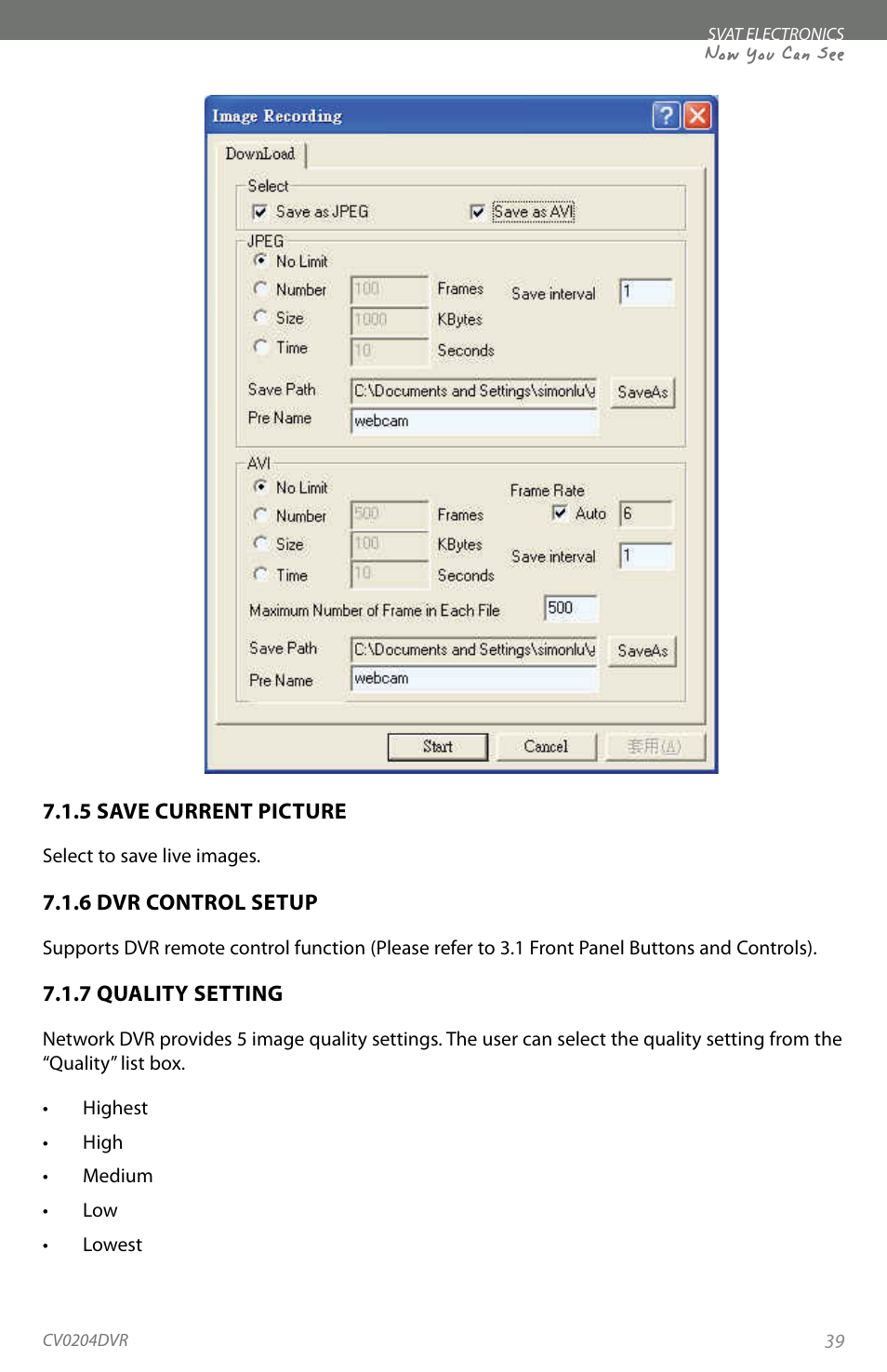 Now you can see | SVAT Electronics CV0204DVR User Manual | Page 42 / 60