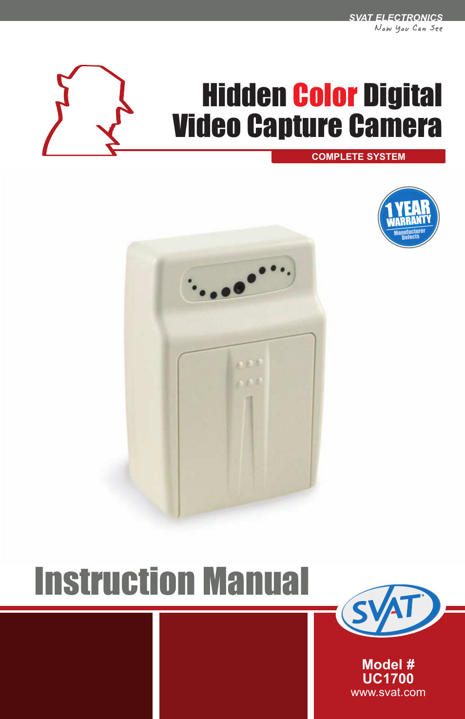 SVAT Electronics UC1700 User Manual | 20 pages