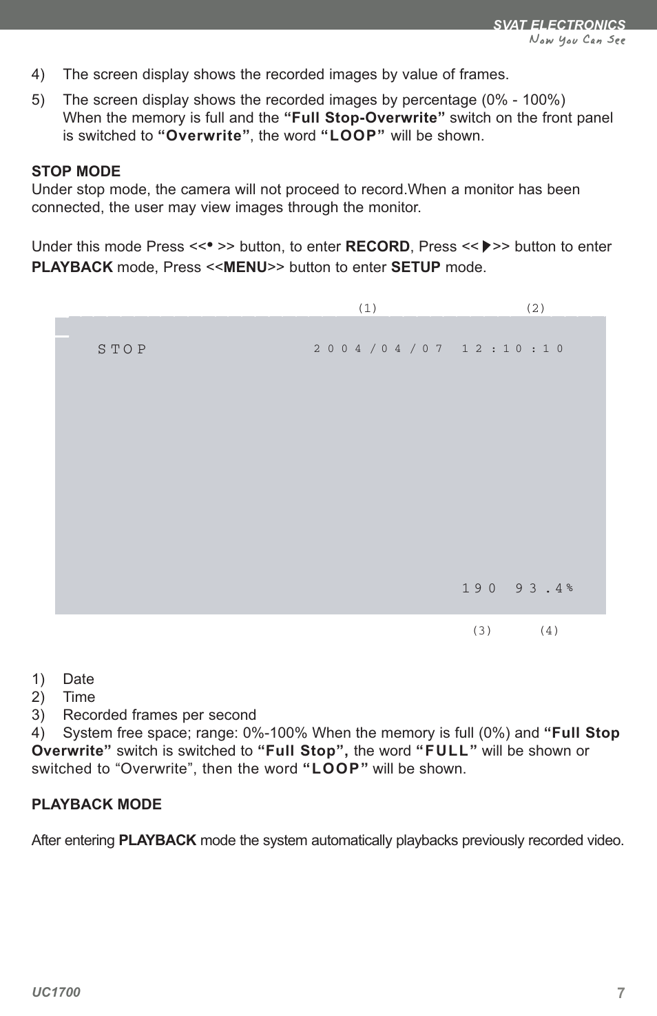 Now you can see | SVAT Electronics UC1700 User Manual | Page 10 / 20