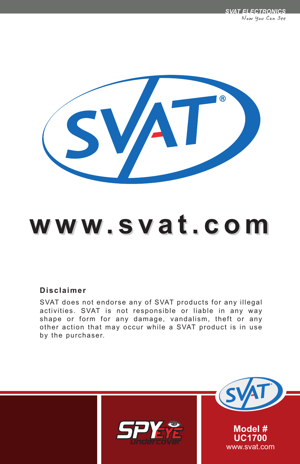 W w w | SVAT Electronics UC1700 User Manual | Page 20 / 20