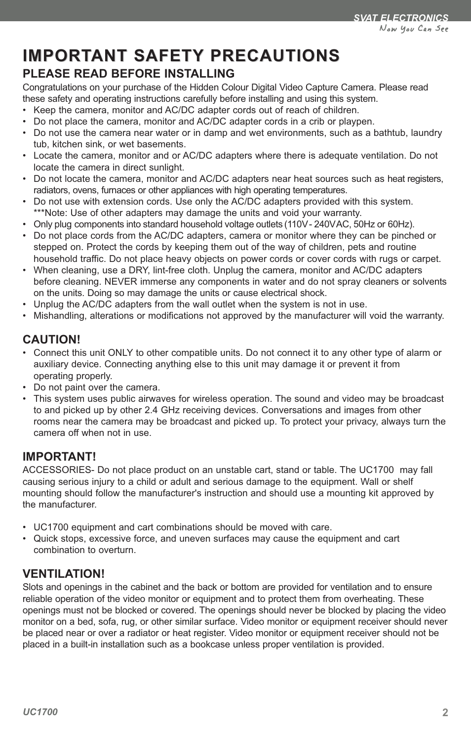 Import, Now you can see | SVAT Electronics UC1700 User Manual | Page 5 / 20