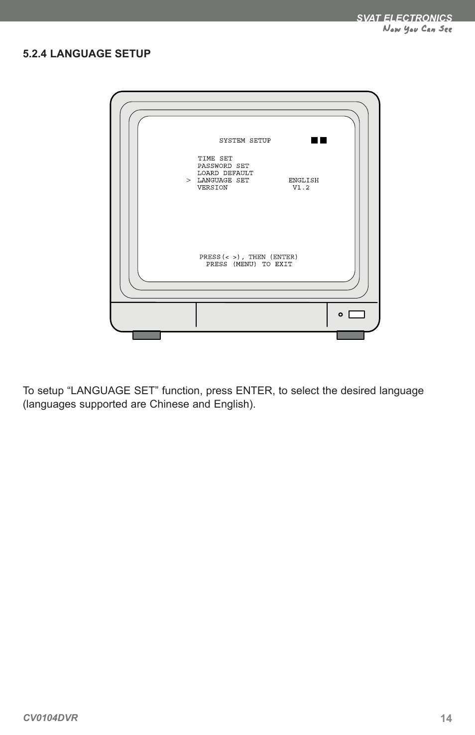 Now you can see | SVAT Electronics CV0104DVR User Manual | Page 17 / 60