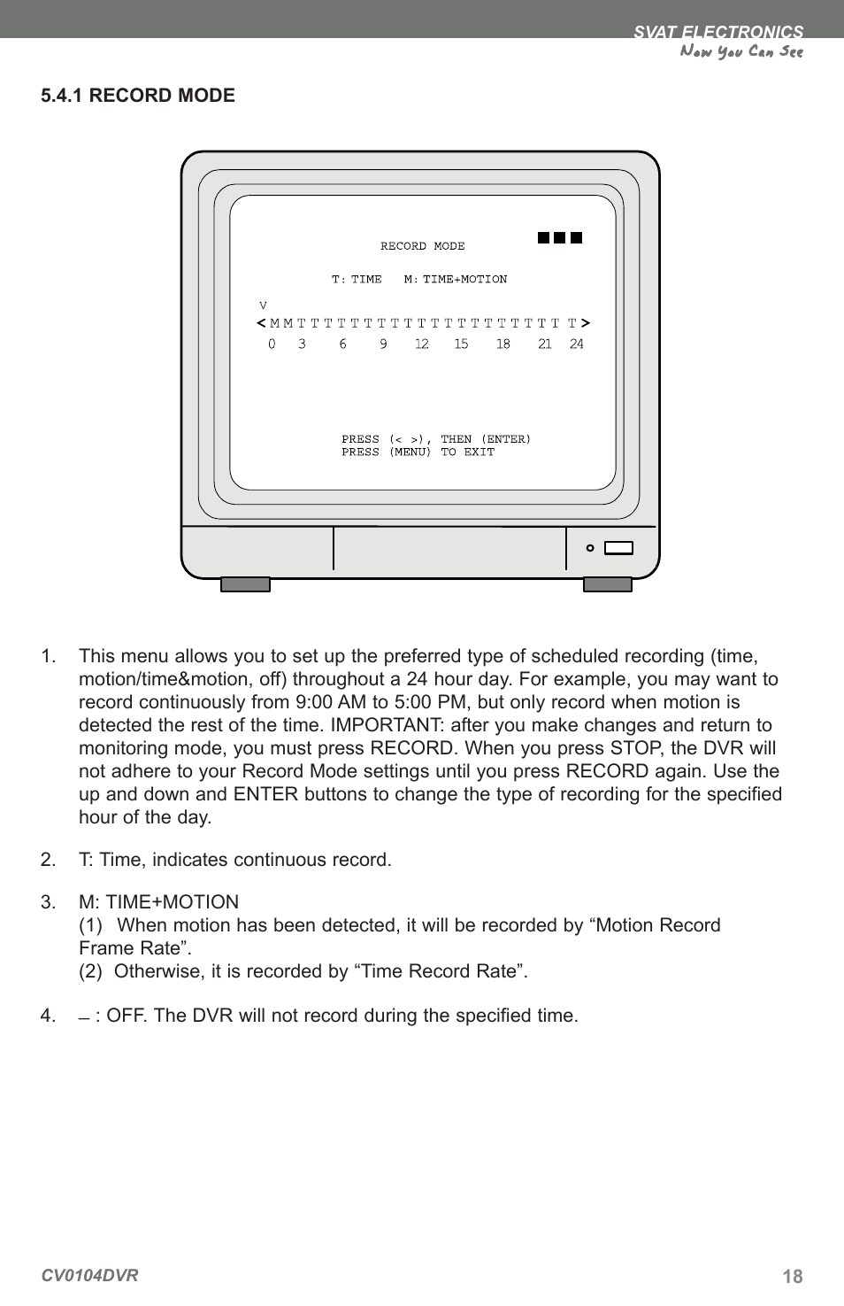 Now you can see | SVAT Electronics CV0104DVR User Manual | Page 21 / 60