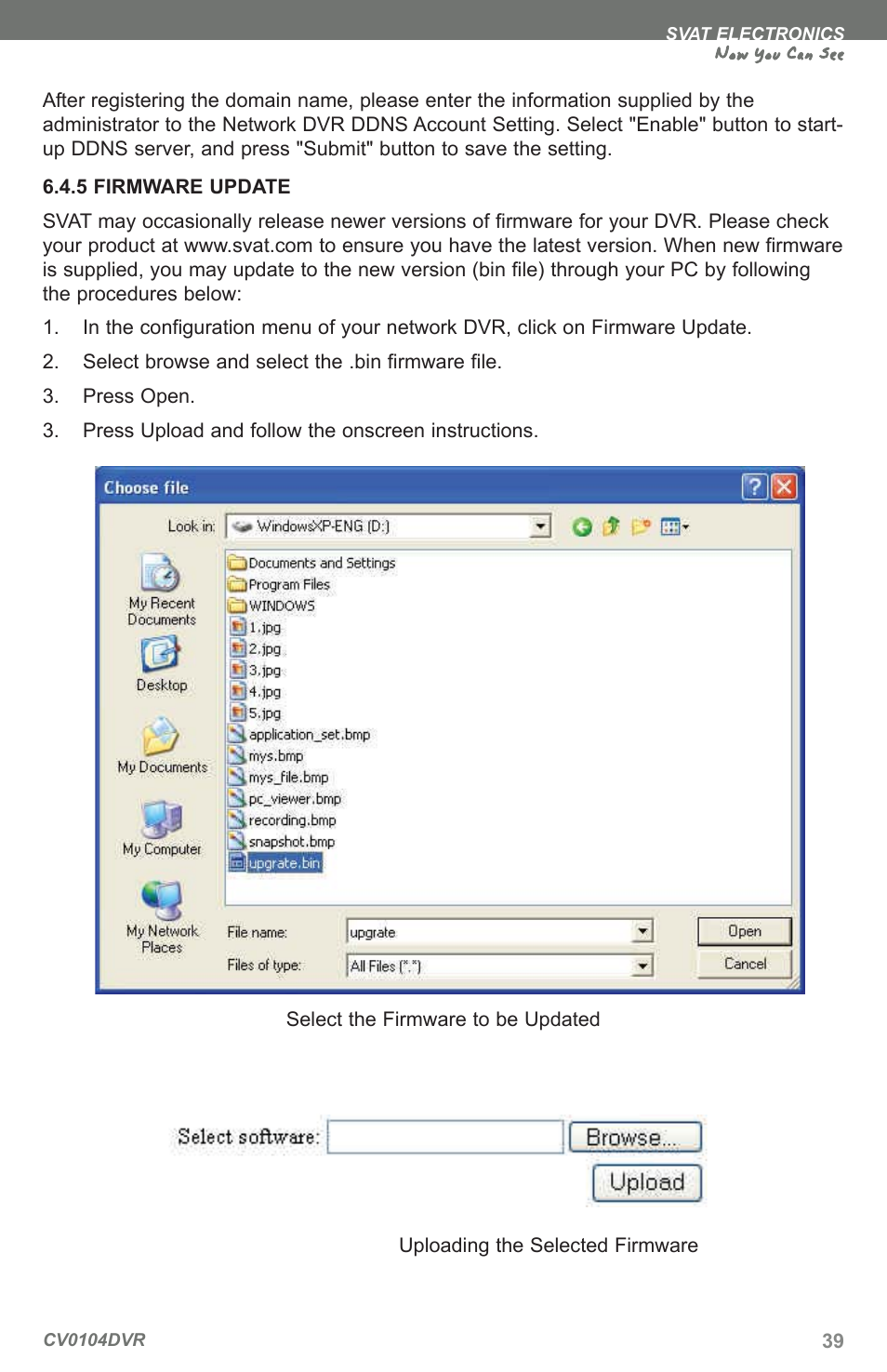 Now you can see | SVAT Electronics CV0104DVR User Manual | Page 42 / 60