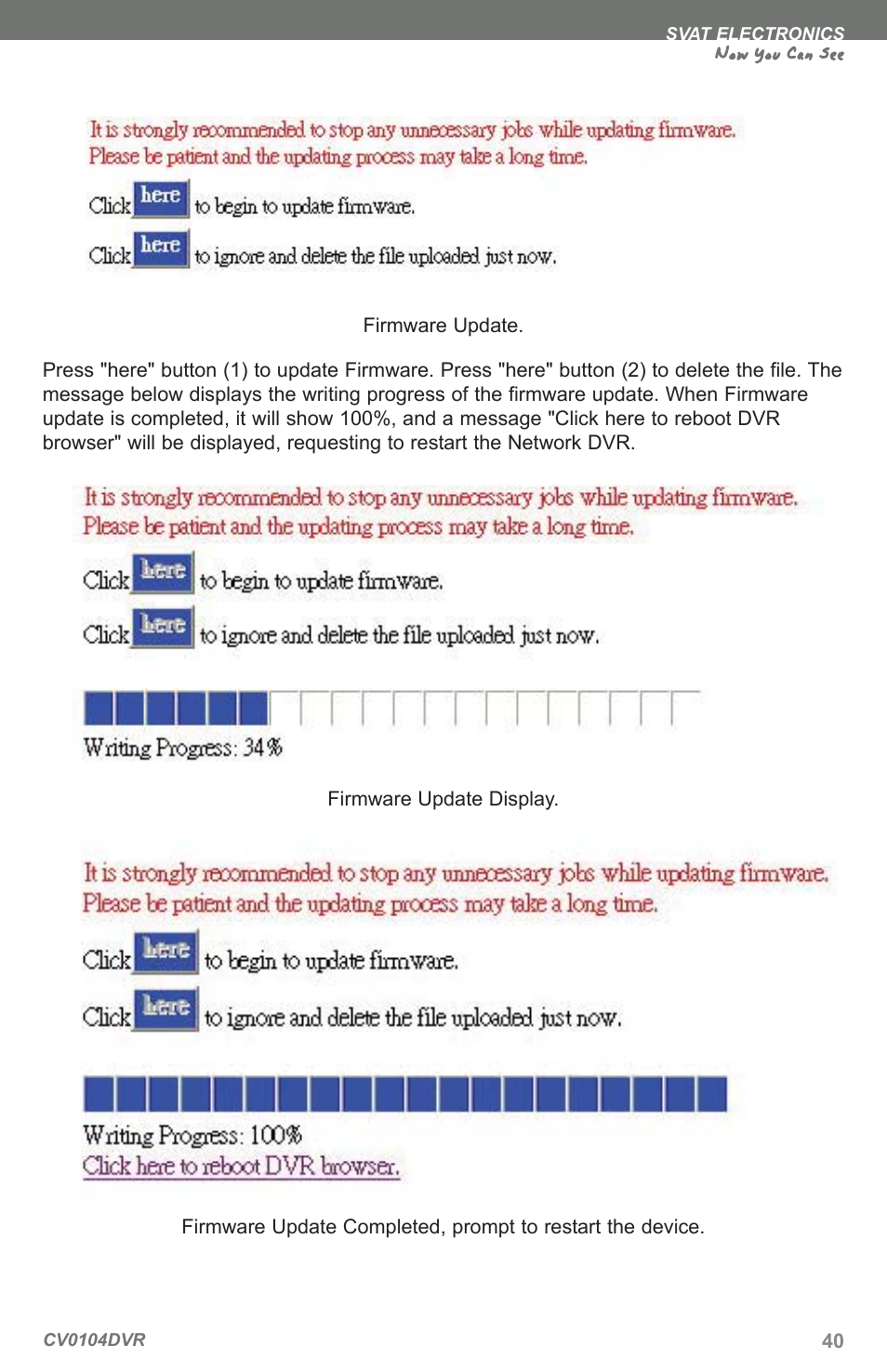 Now you can see | SVAT Electronics CV0104DVR User Manual | Page 43 / 60