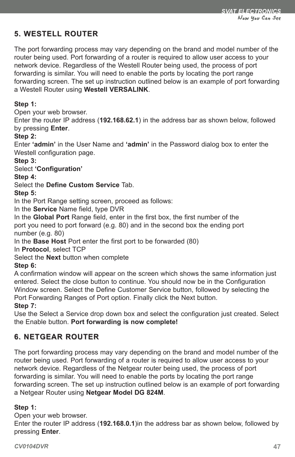Now you can see | SVAT Electronics CV0104DVR User Manual | Page 50 / 60