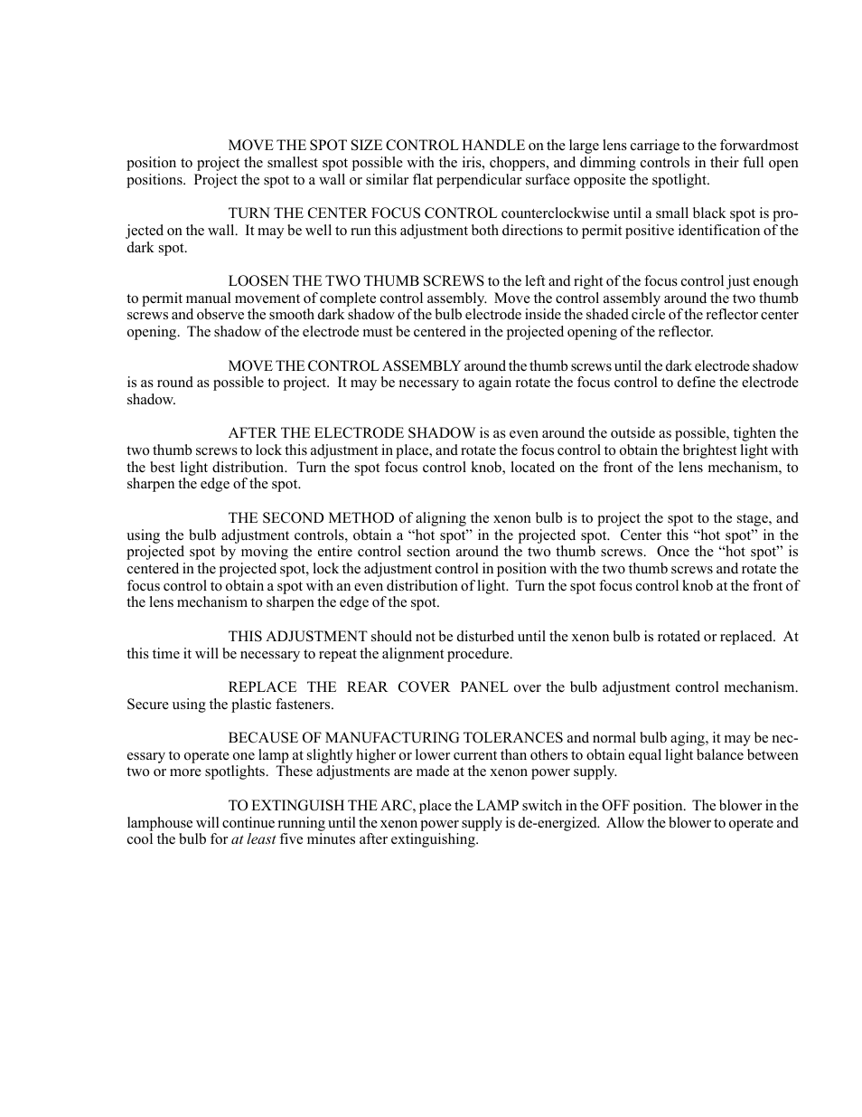 Strong Enterprises FOLLOW SPOTLIGHT 48057 User Manual | Page 11 / 43