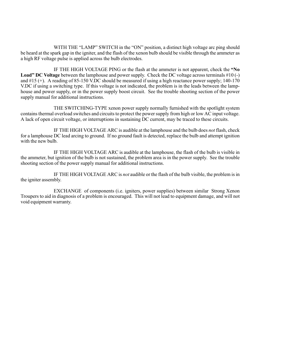 Strong Enterprises FOLLOW SPOTLIGHT 48057 User Manual | Page 20 / 43