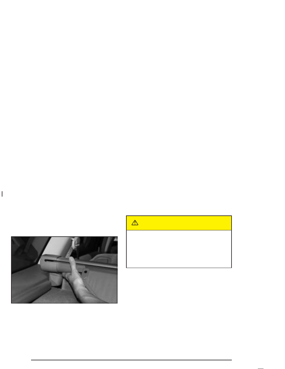 Caution | Saturn 2004 L-Series User Manual | Page 124 / 386