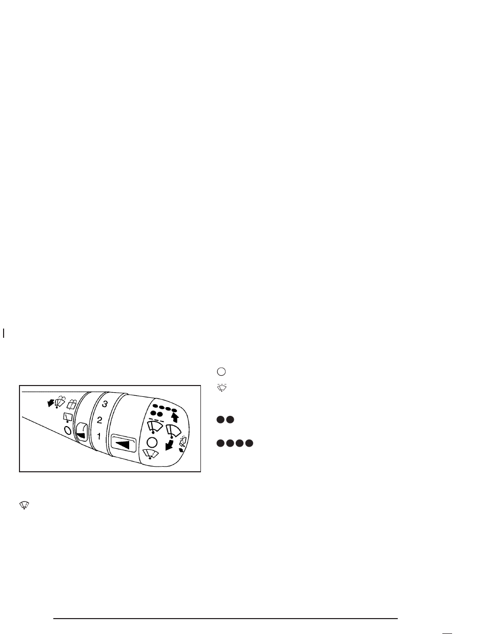 Windshield wiper lever, Windshield wiper lever -8, Windshield wiper | Lever | Saturn 2004 L-Series User Manual | Page 134 / 386