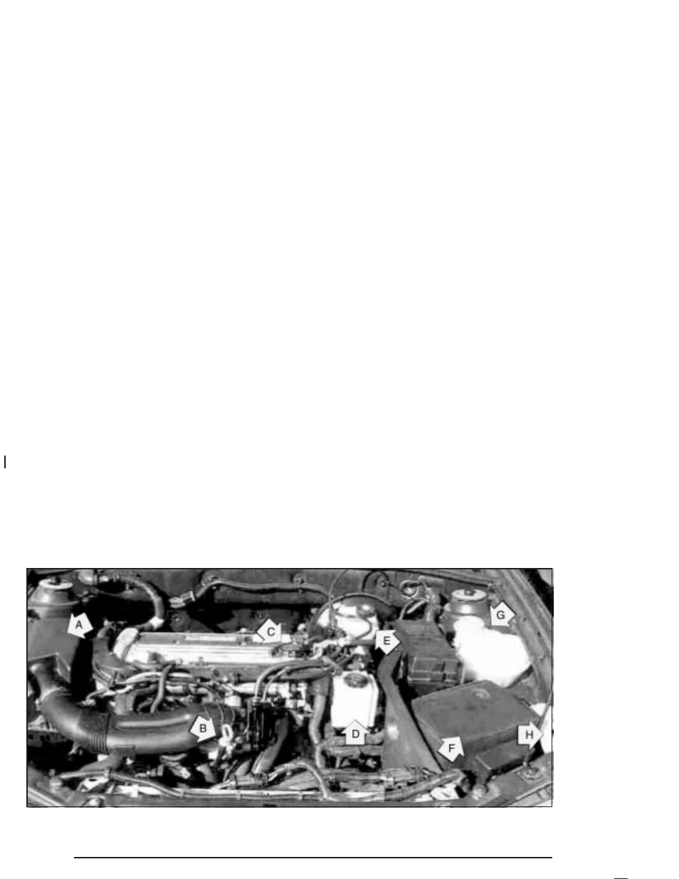 Engine compartment overview, Engine compartment overview -12 | Saturn 2004 L-Series User Manual | Page 258 / 386