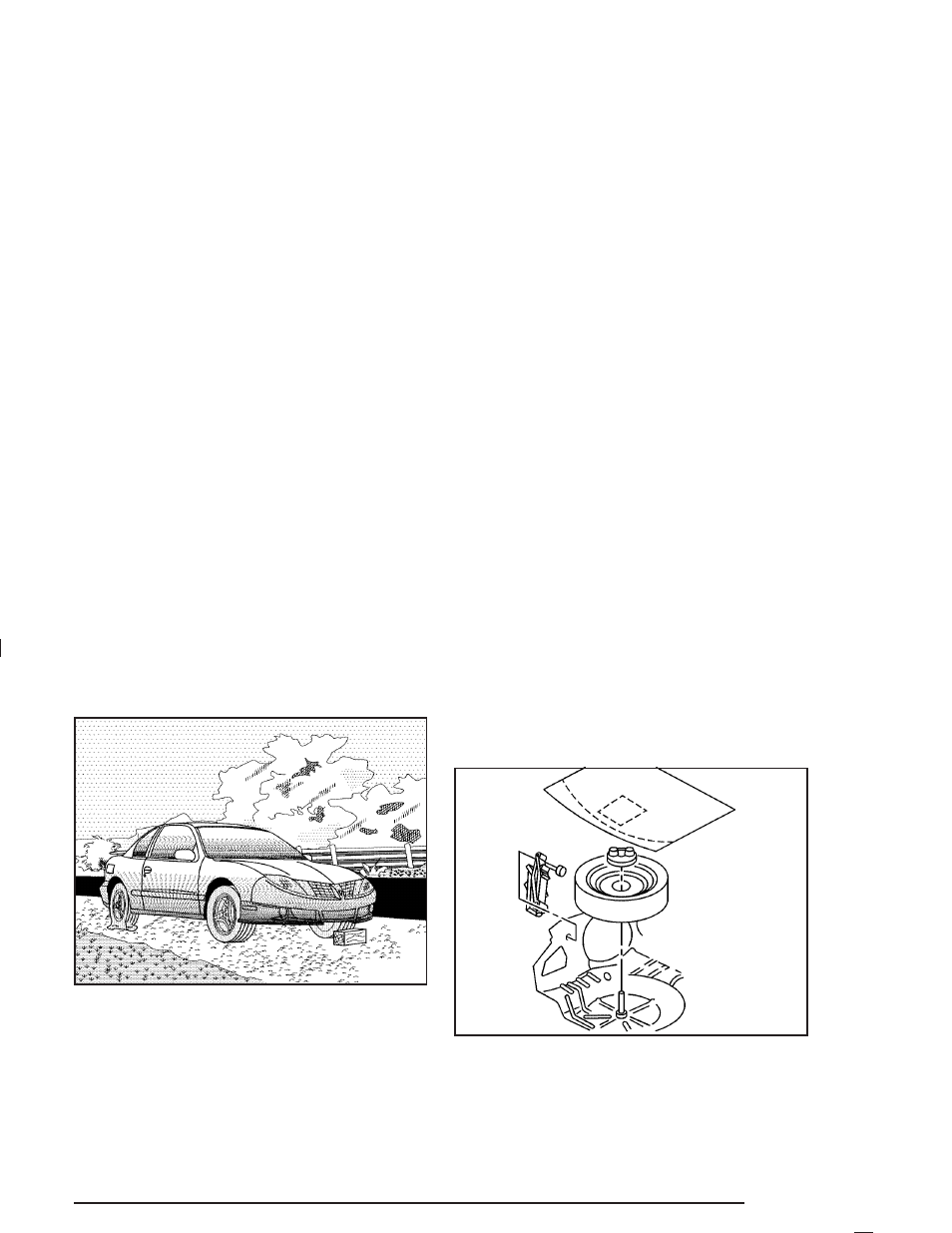 Removing the spare tire and tools (sedan) | Saturn 2004 L-Series User Manual | Page 317 / 386