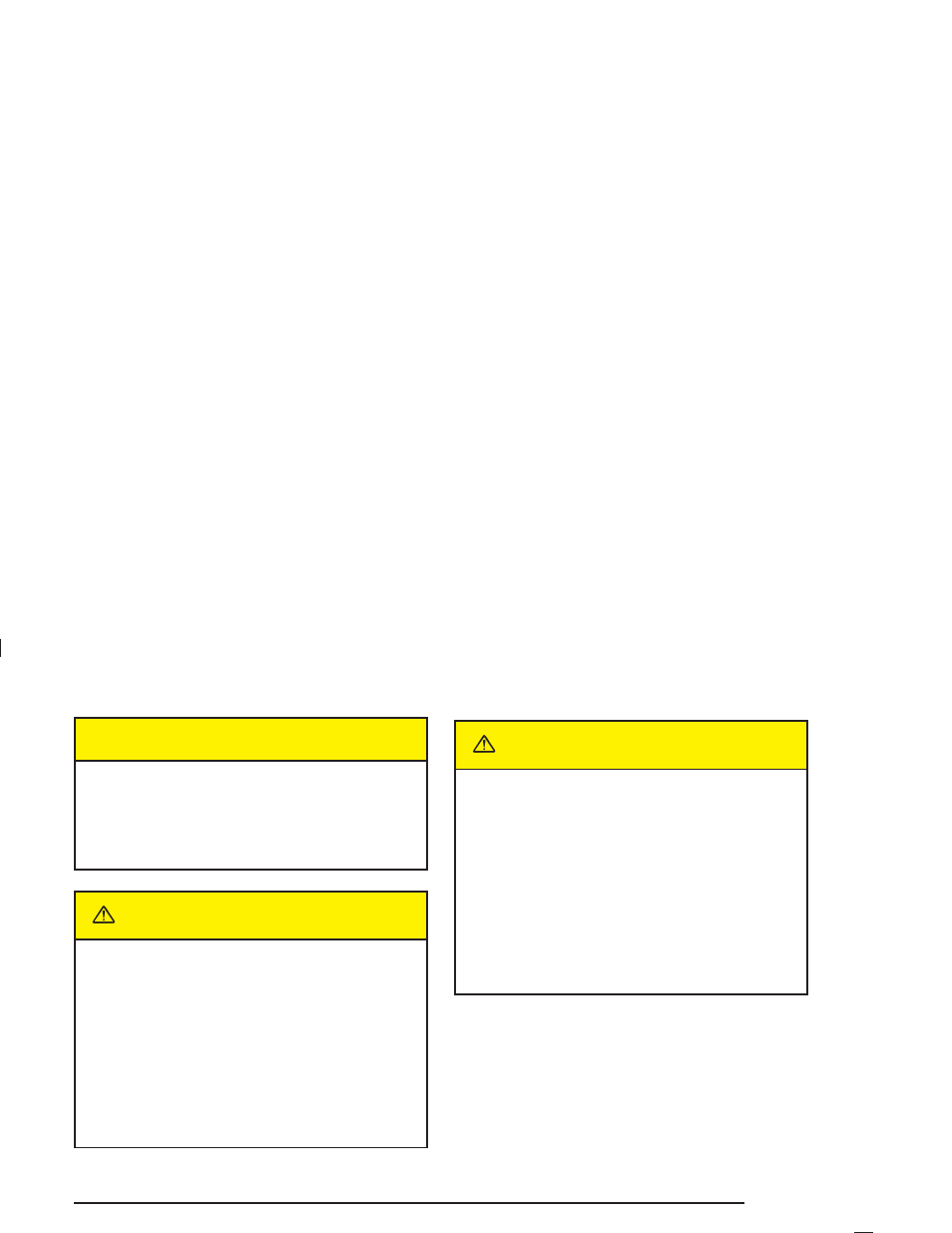 Caution | Saturn 2004 L-Series User Manual | Page 69 / 386