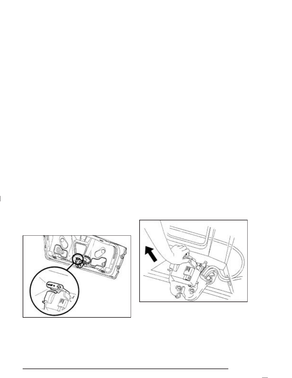 Emergency trunk release handle (sedan), Trap-resistant trunk kit | Saturn 2004 L-Series User Manual | Page 95 / 386