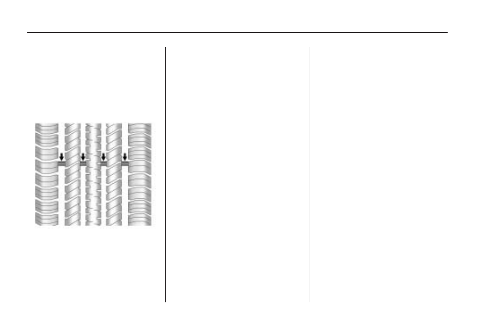 When it is time for new tires, Buying new tires, When it is time for | New tires -54, Buying new tires -54 | Saturn 2009 OUTLOOK User Manual | Page 340 / 432