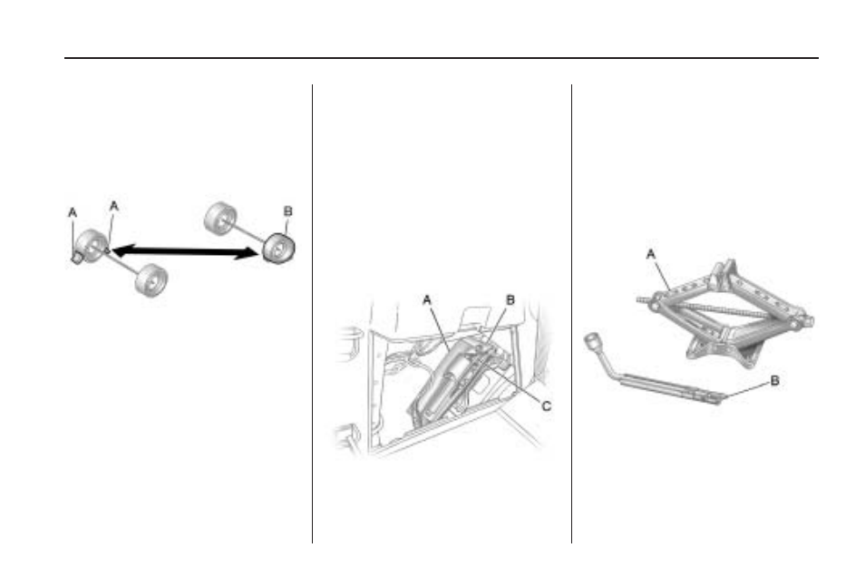 Removing the spare tire and tools, Removing the spare tire, And tools -71 | Saturn 2009 OUTLOOK User Manual | Page 357 / 432